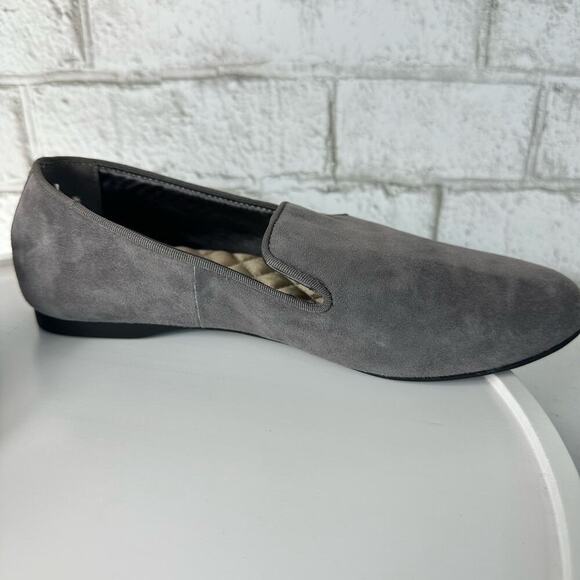 Birdies The Starling Loafers Leather Suede Slip On Neutral Minimal Gray Grey 6 - Picture 11 of 14